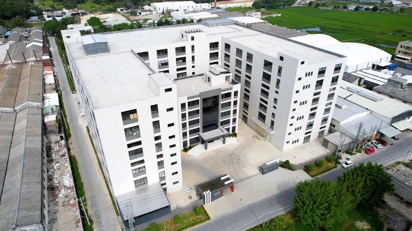 The whole site from above