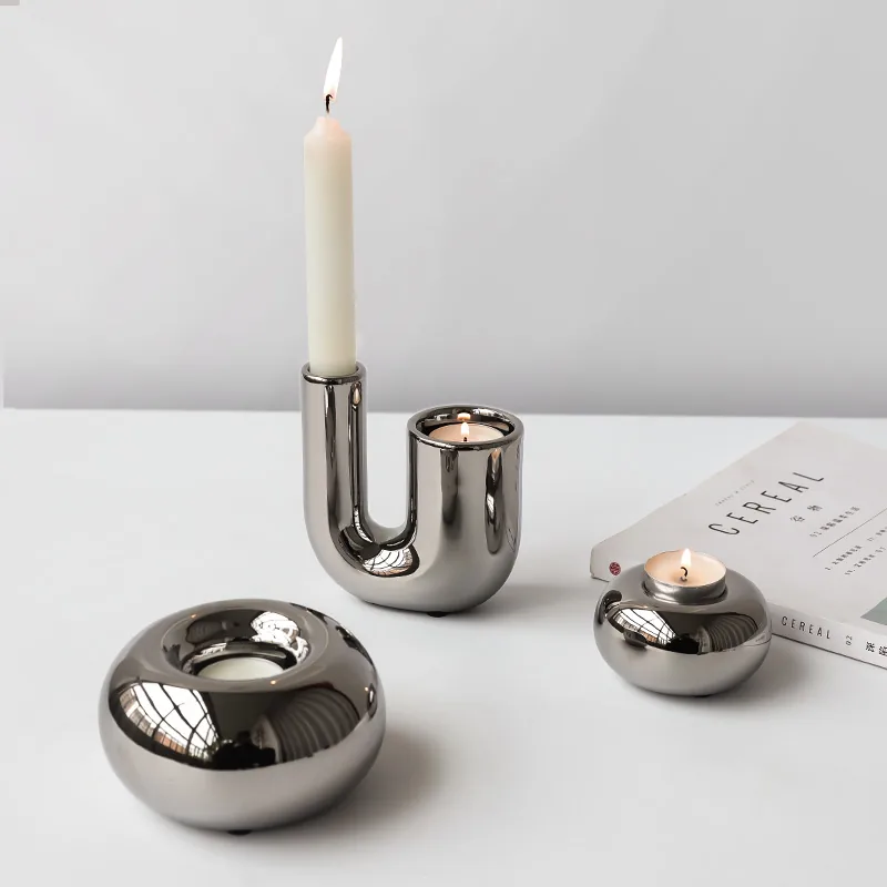 Chrome tealight holders